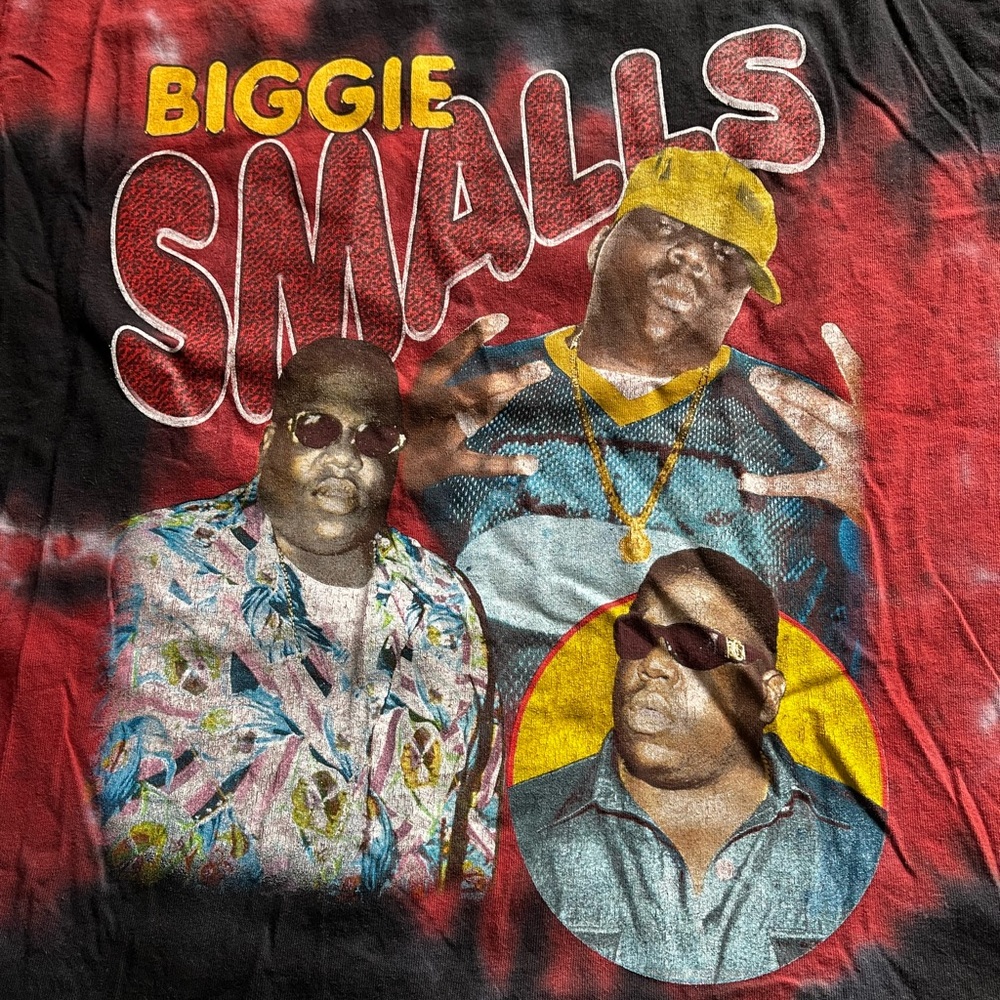 Biggie Smalls / Notorious BIG tie dye shirt - Men’s medium